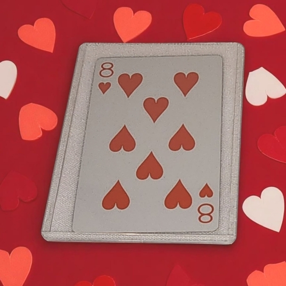 Tiffany Playing Card 8 Of Hearts - Picture 3 of 3